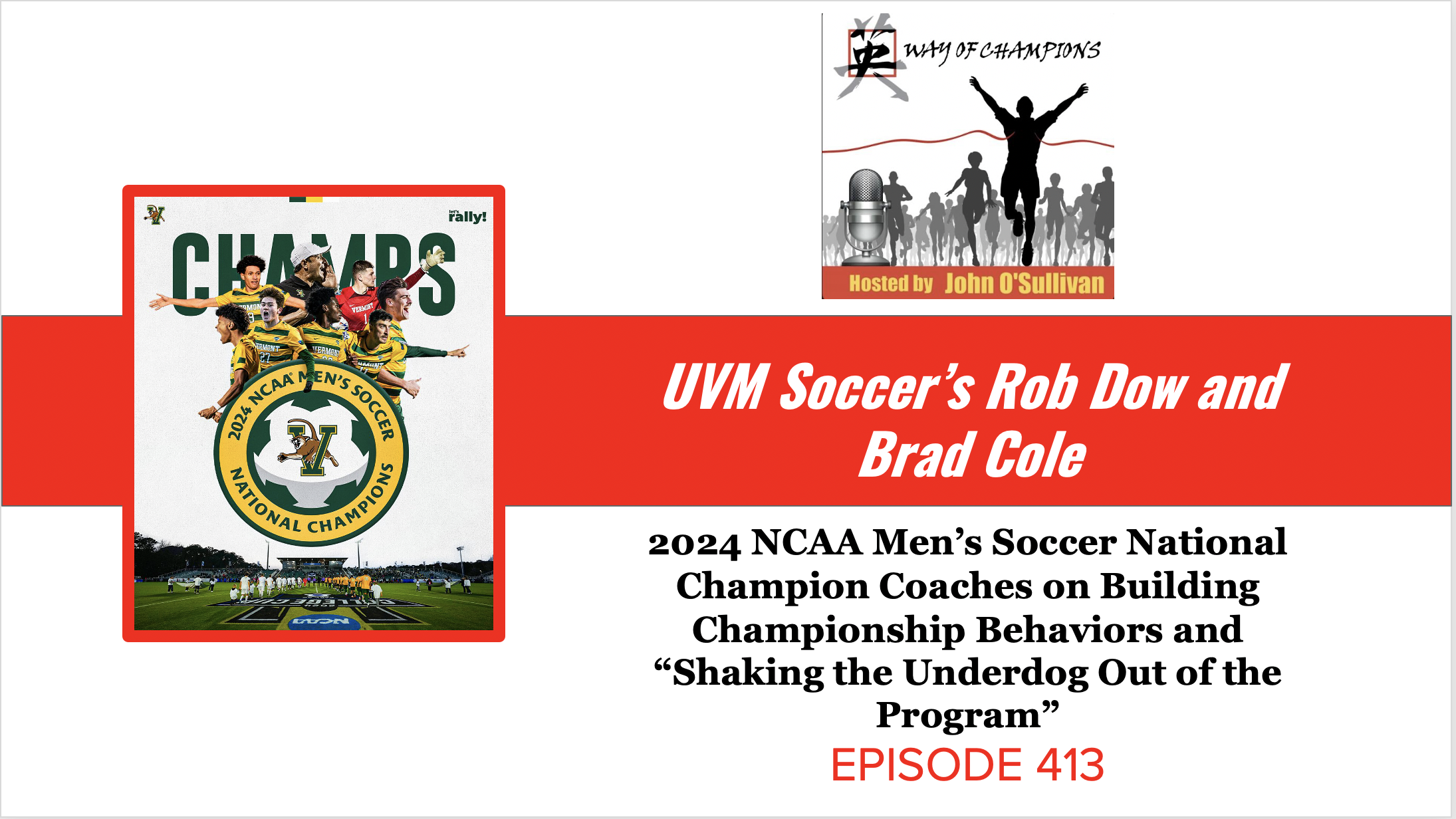 #413 Rob Dow + Brad Cole from UVM Soccer